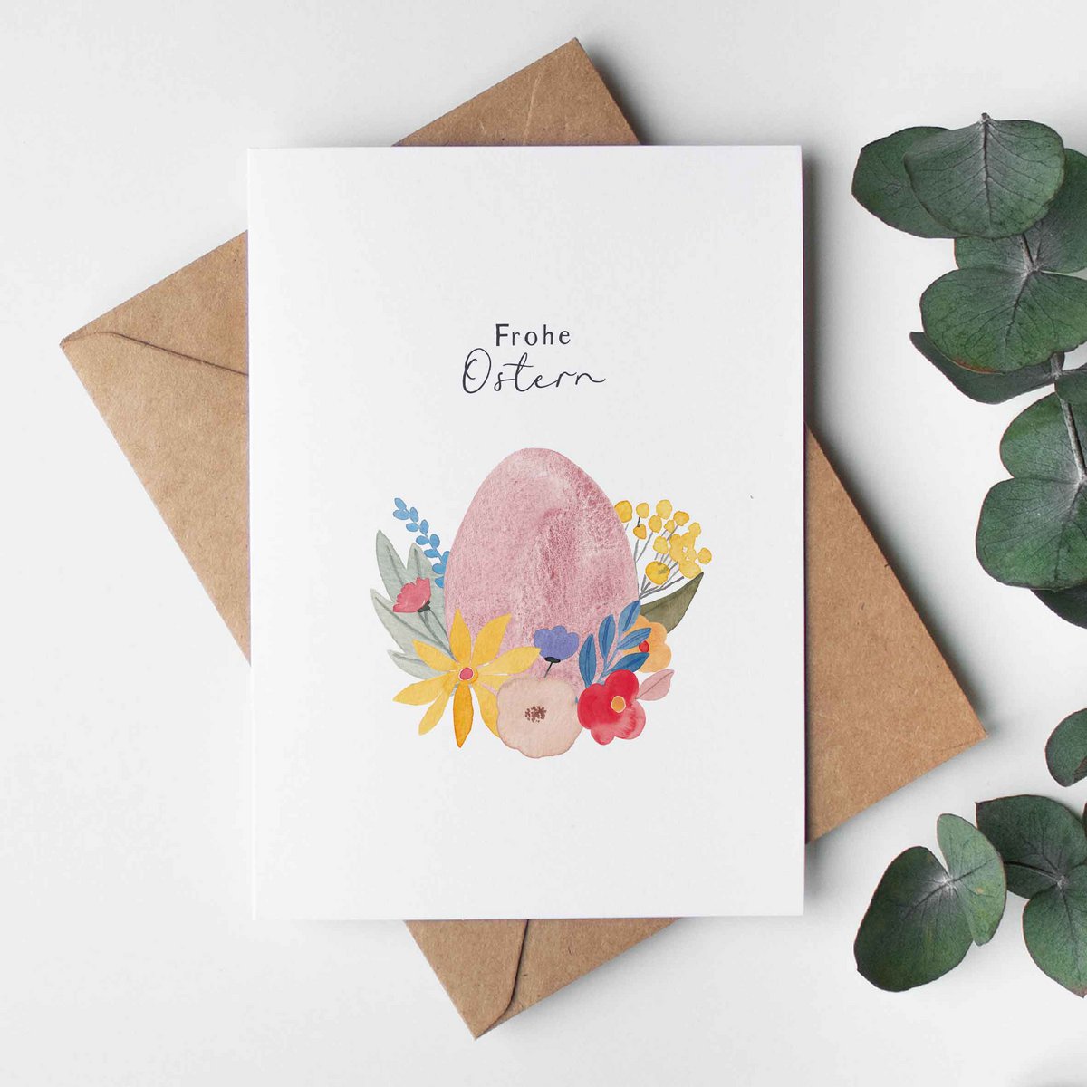 Folding card "Osterei"