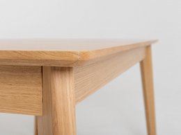 WOODYOU dining table 160x90 unfolding - solid oak
