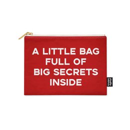 Estuche Un bolsito lleno de grandes secretos en su interior rojo