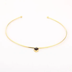 Bangle choker with heart JE19533 - BROWN