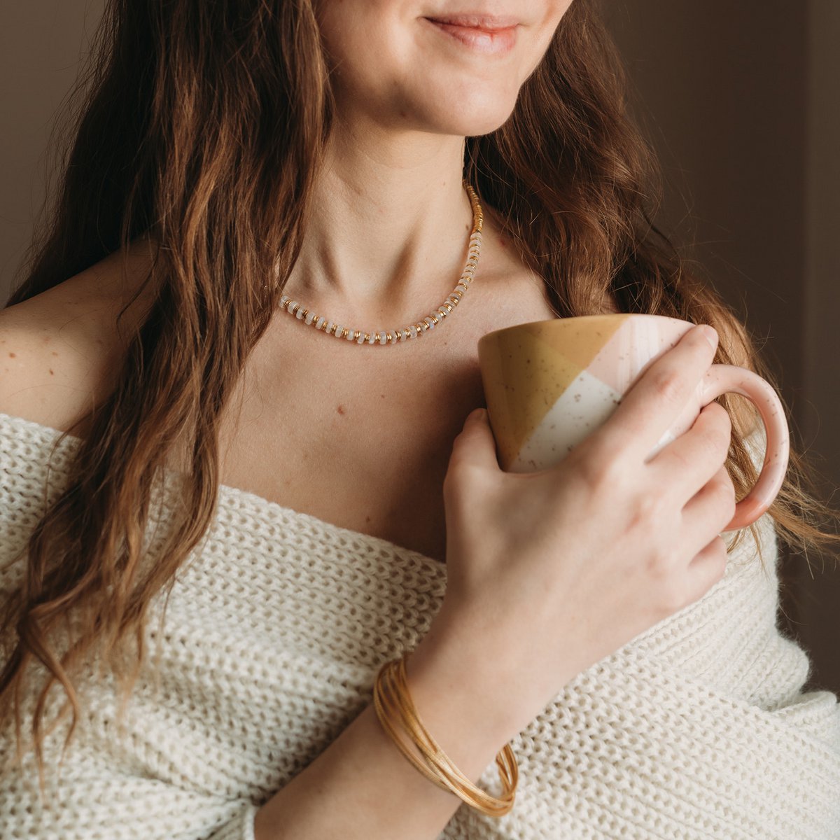 Gold Moon Goddess Choker