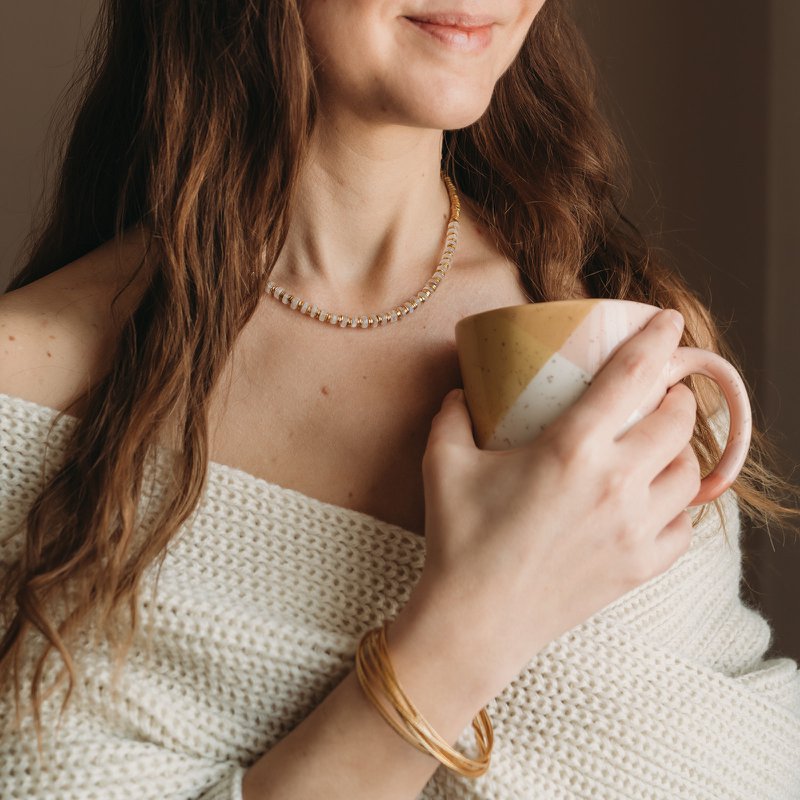 Gold Moon Goddess Choker