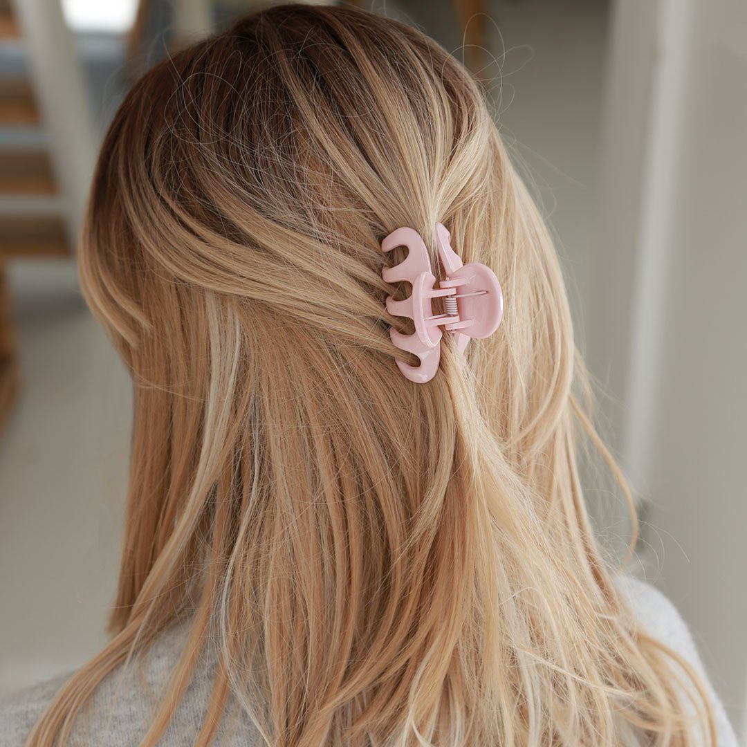 Haarklem grip rosé