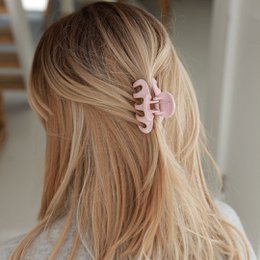 Haarklem grip rosé