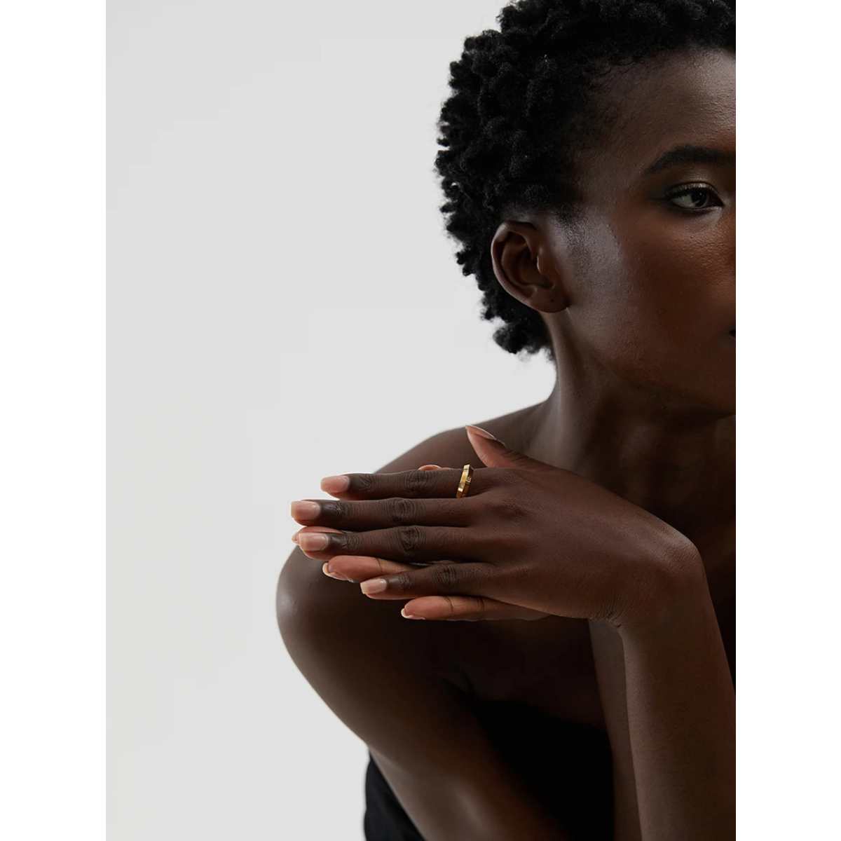 Cherethims - Concave Gold Ring