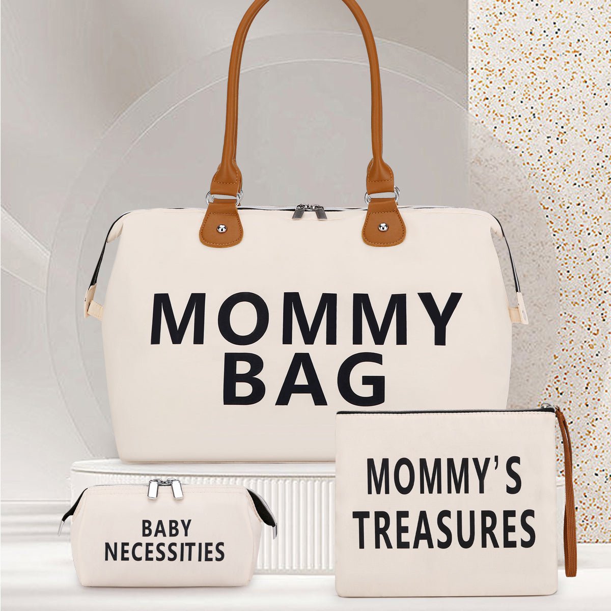 Torba podróżna Mommy Bag trzyczęściowa torba na ramię Torba materiałowa Oddzielenie suchego i mokrego