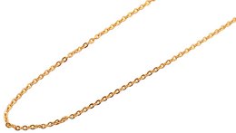 RVS ankerketting "Palynn", goudkleurig, 50 cm/2 mm