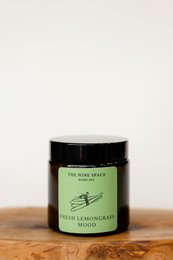 FRESH LEMONGRASS Mood Kerze - Braunglas Mini