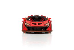 Eco Wood Art (EWA) DIY 3D Mechanical Model Racing Car Rot, 4073, 21x9,5x 5,7 cm