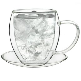 Creano thermal glass 250ml set of 2 with saucer