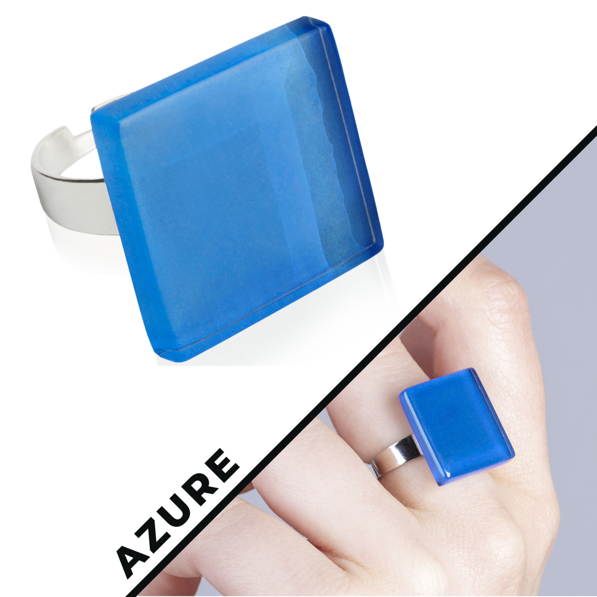 Azurblau