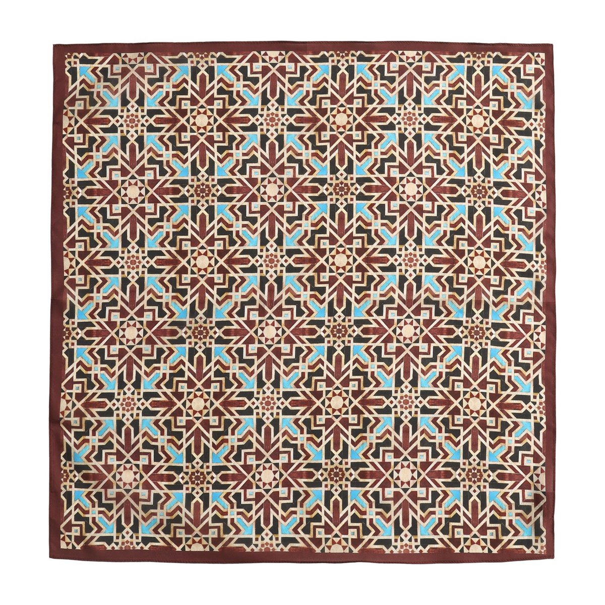 Brown Silk Neckerchief