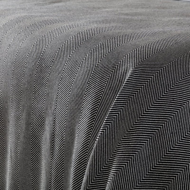 Copriletto a spina di pesce - Cotone turco di lusso (200x240 cm)