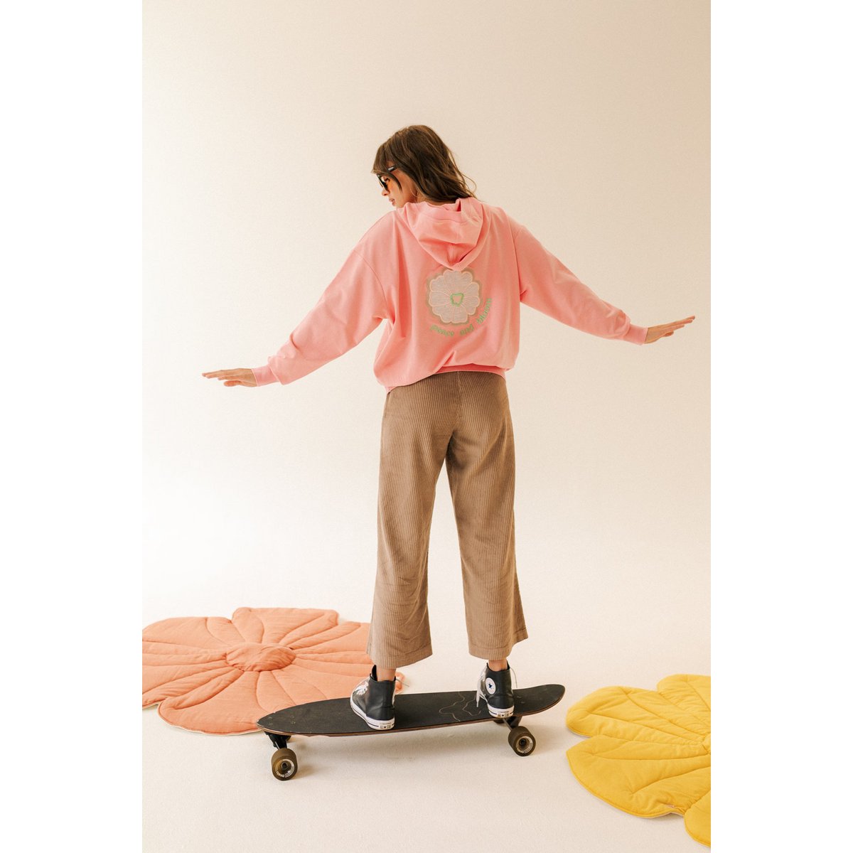 Sweat à capuche "Rose"