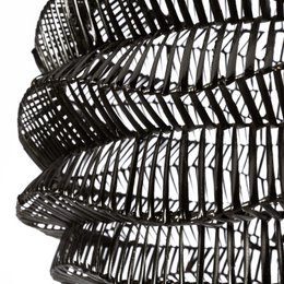 CEILING LAMP 55X55X60/200 BLACK RATAN TH7984900