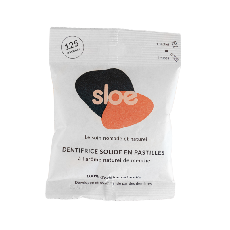 Solide en pastilles Zahnpasta / Feste Zahnpasta - Tabletten