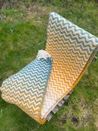Zickzack Ombre Plaids/Throws - 100% NZ Wolle - extra weich