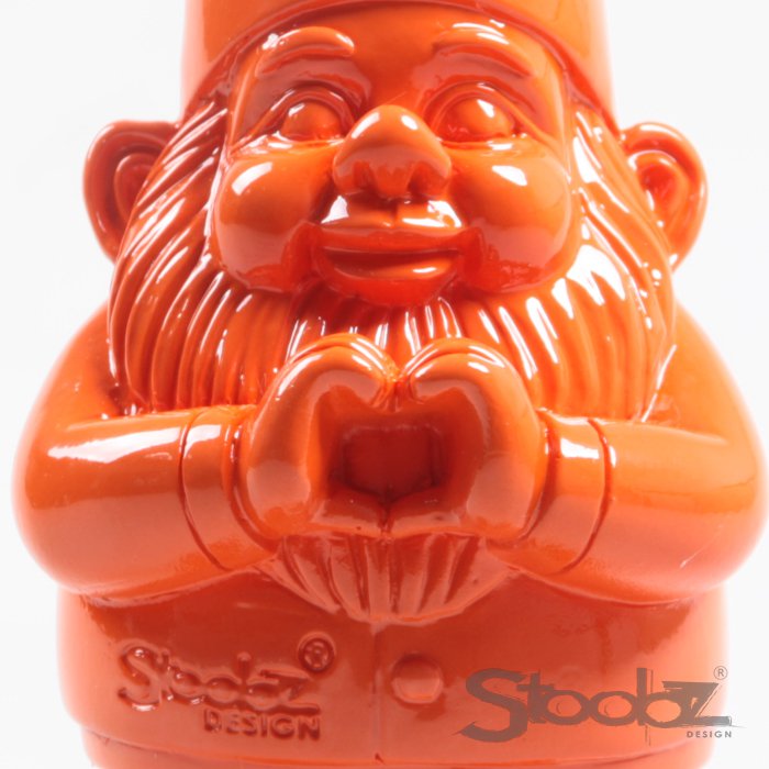 STOOBZ DESIGN – GNOME HERZ 8x10x20 CM ORANGE