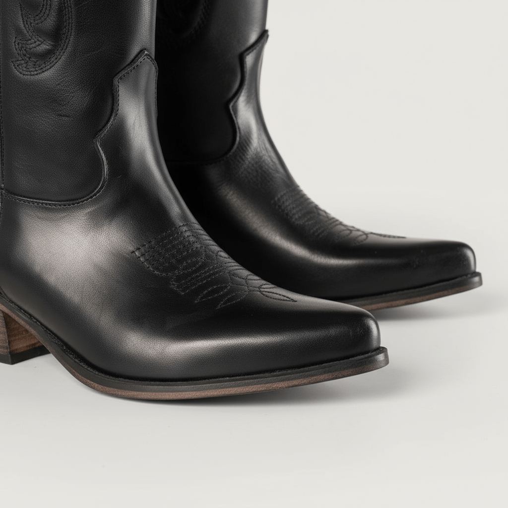 Bottes texanes noires Bryanna