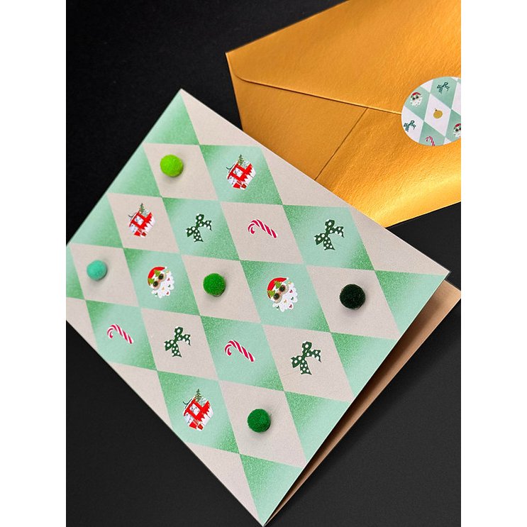 Navidad: Diamante verde