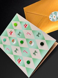 Navidad: Diamante verde