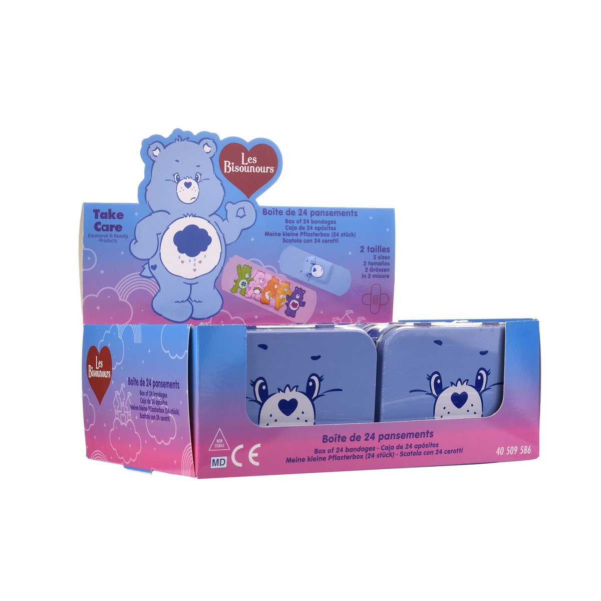 Care Bears - Metal Bandage Box (24 Bandager)