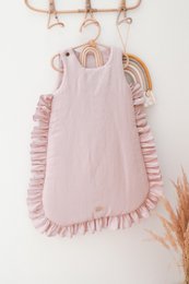 zomerlinnen babyslaapzak met ruches, babyslaapzak met ruches 1 TOG, 1,5 TOG, 2,5 TOG