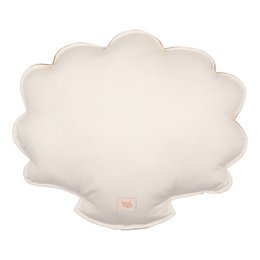 Oreiller en coquille de lin « Rose poudré »