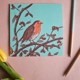 Postcard | robin