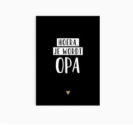 Ansichtkaart || Hoera je wordt opa