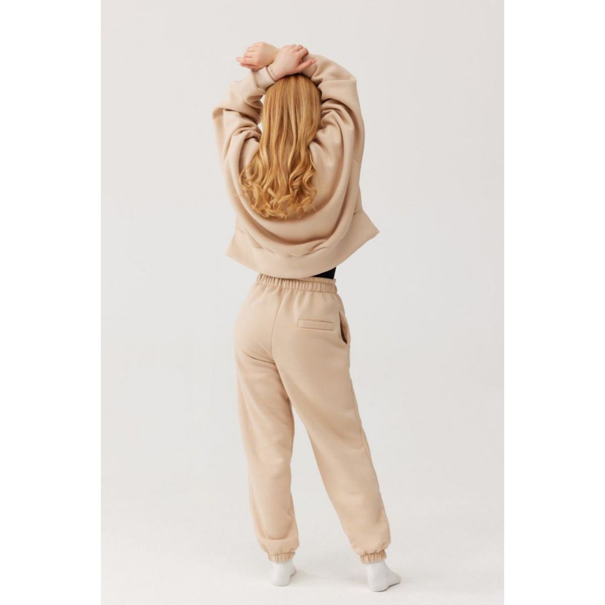 RUBI sweatpants - cotton - beige
