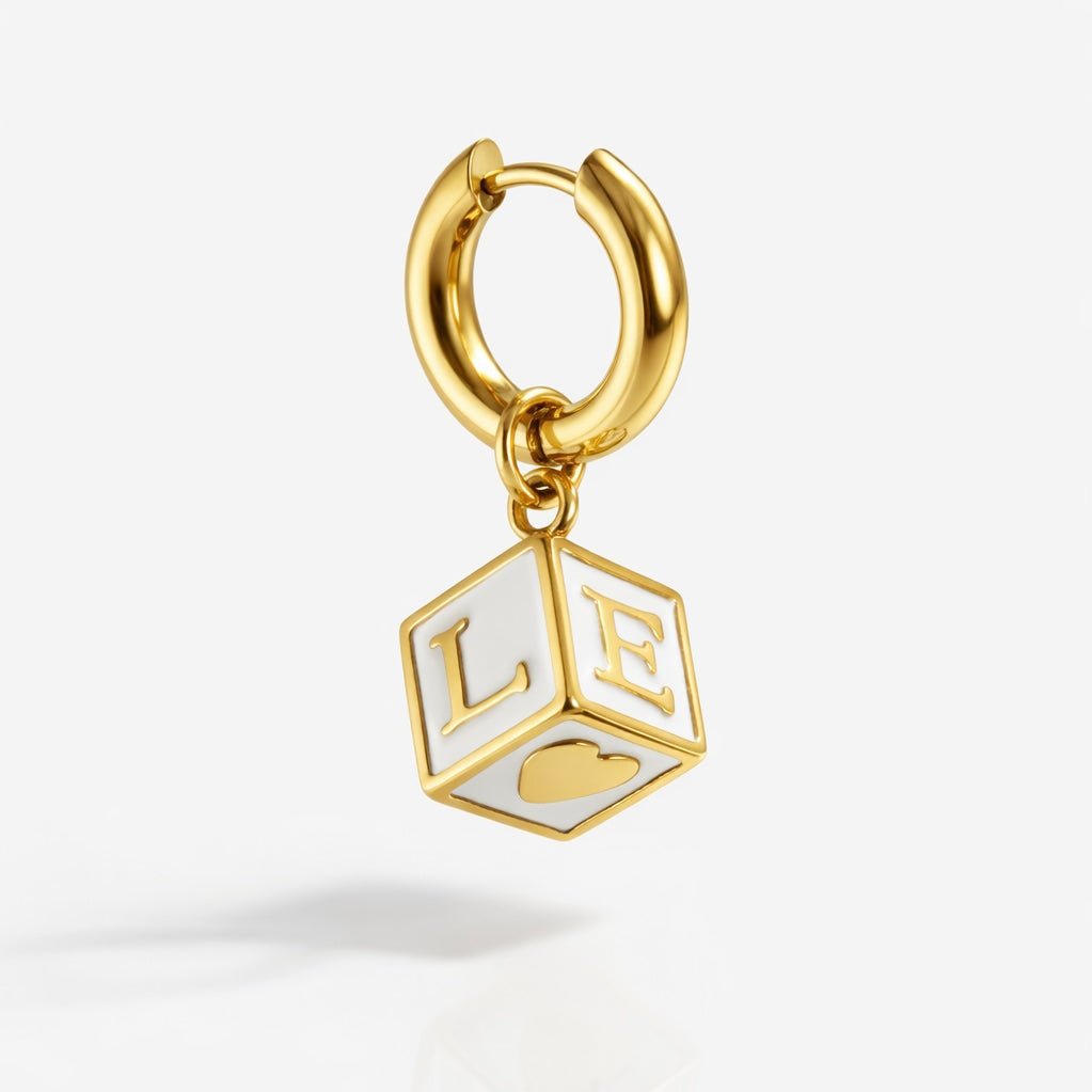 LOVE CUBE – Pojedynczy kolczyk