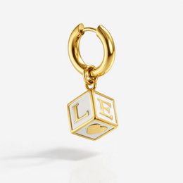 LOVE CUBE – Enkele oorbel