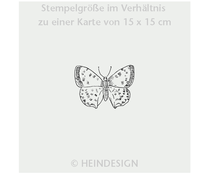 Stempel: Tina - Fjäril II - Sommerfugl II
