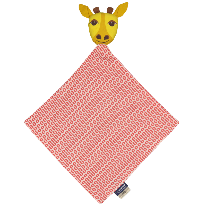 Babydecke aus Bio-Baumwolle, Giraffe