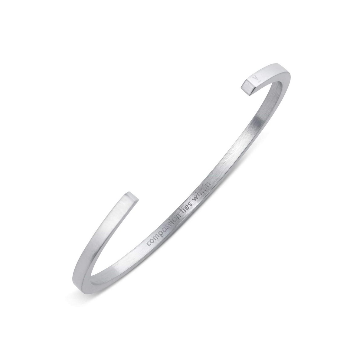 Zilveren armband met klassiek zilver en zwart horloge