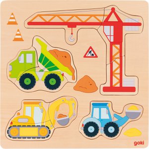 Puzzle einfügen - Baufahrzeuge