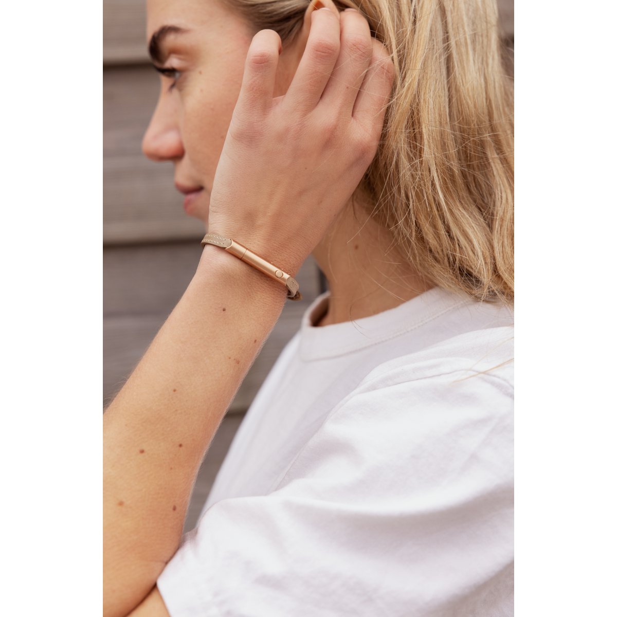 Self-defense Bracelet - Classic - Sand | Rose Gold