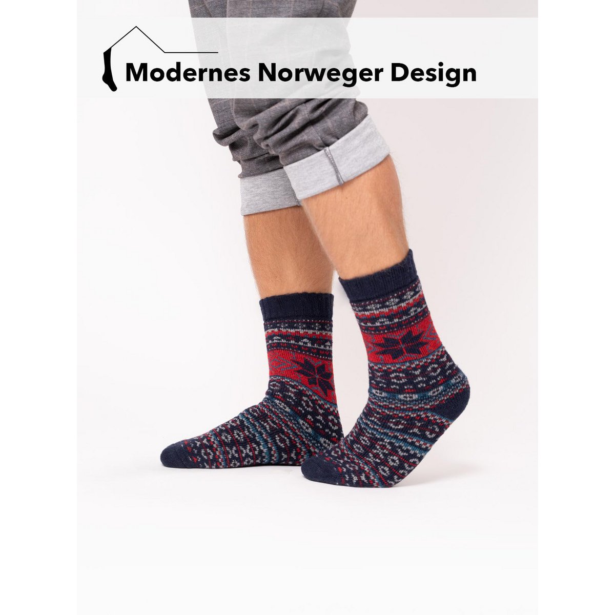 A few colorful cotton socks S Design