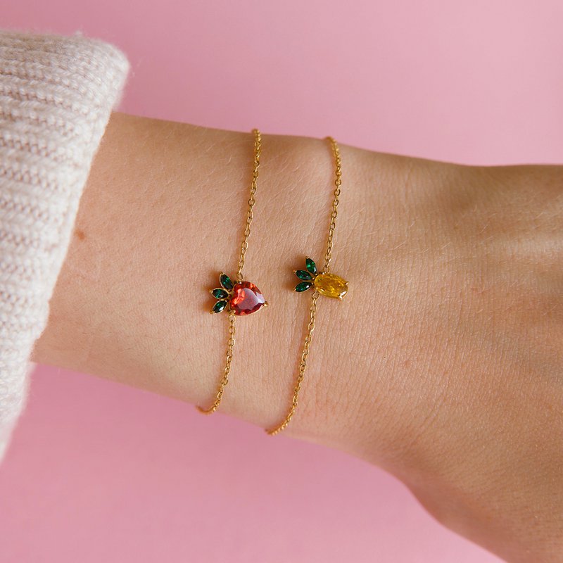 Sweet - Pineapple & Strawberry Bracelet