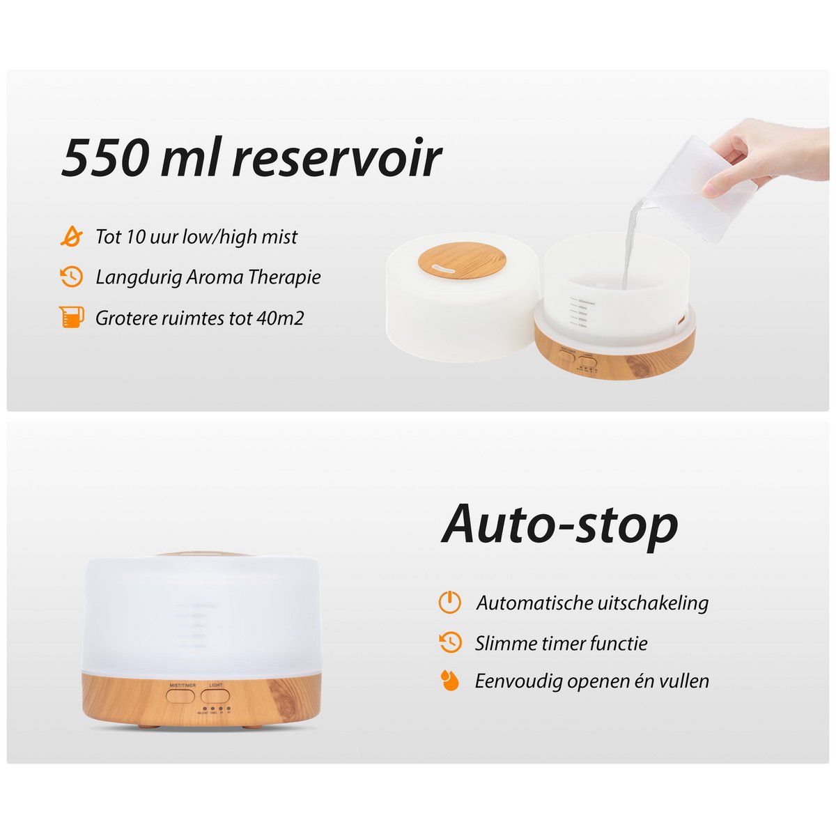 Happiness Pro - Legno Chiaro - Diffusore di Aromi