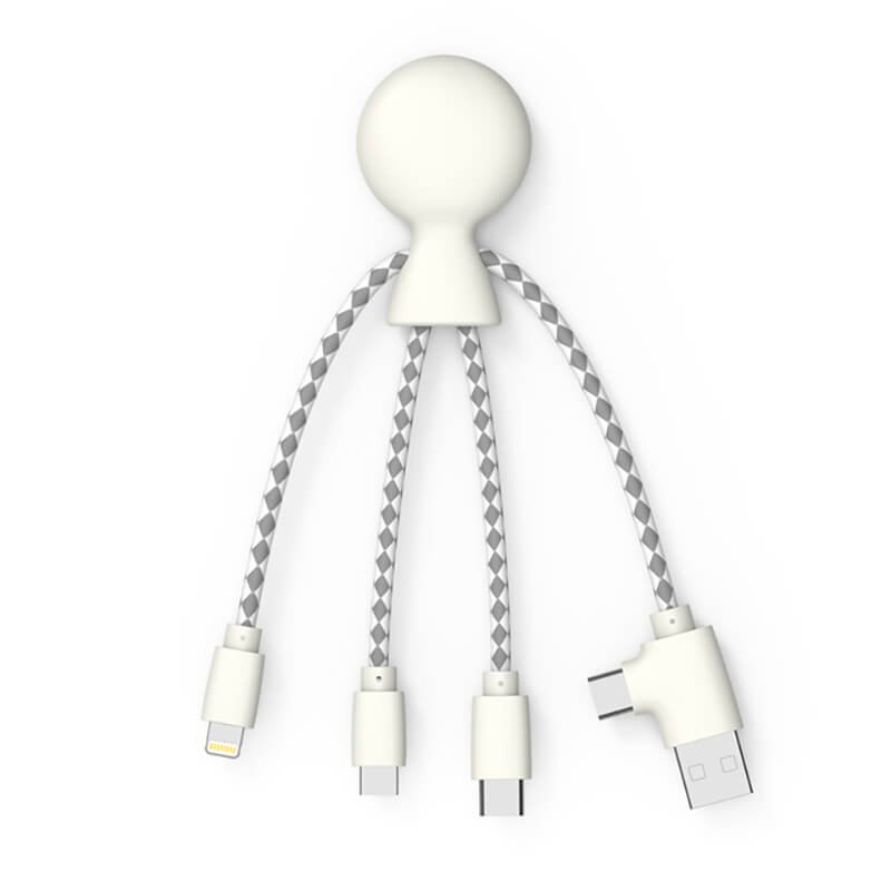 🔌 Mr Bio Multi-connector gerecycleerde plastic kabel 🔌