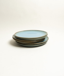 Evora Salad plate blue x 6