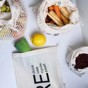 Organic cotton lunch bags