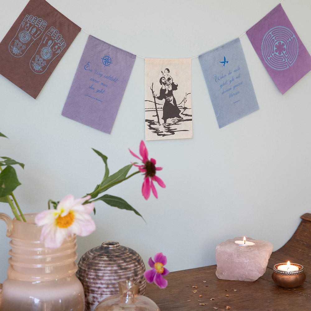Wishing flags | Life Journey | Greeting Card