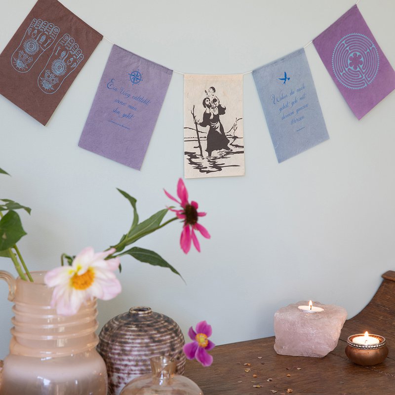 Wishing flags | Life Journey | Greeting Card