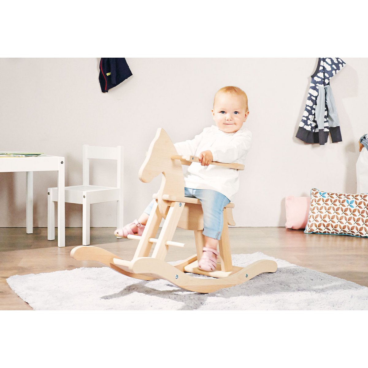 Rocking horse „Pinolino” with ring