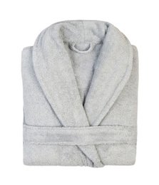 Bademantel SPA Silbergrau