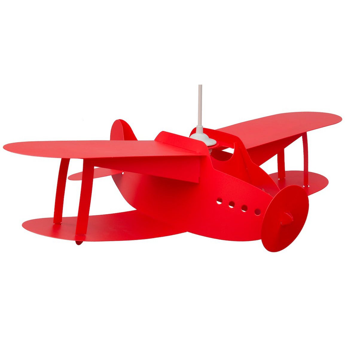 LAMPE SUSPENDUE ENFANT AVION ROUGE