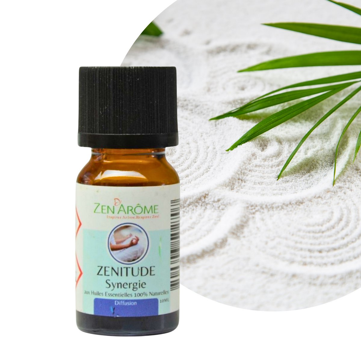 Sinergia de aceites esenciales - Zenitude - 10 ml - Uso para difusión - Envasado en Francia